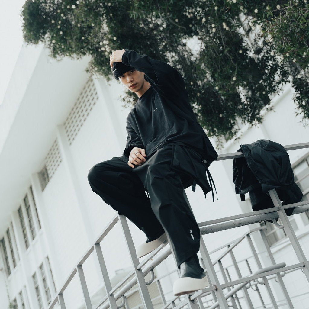 Acrypsis | A 05G - "DUET" R-Shield Pocket Trousers #Black [GOOPI-22SS-AUG-07]