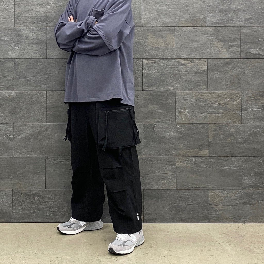 Acrypsis | A 05G - "DUET" R-Shield Pocket Trousers #Black [GOOPI-22SS-AUG-07]