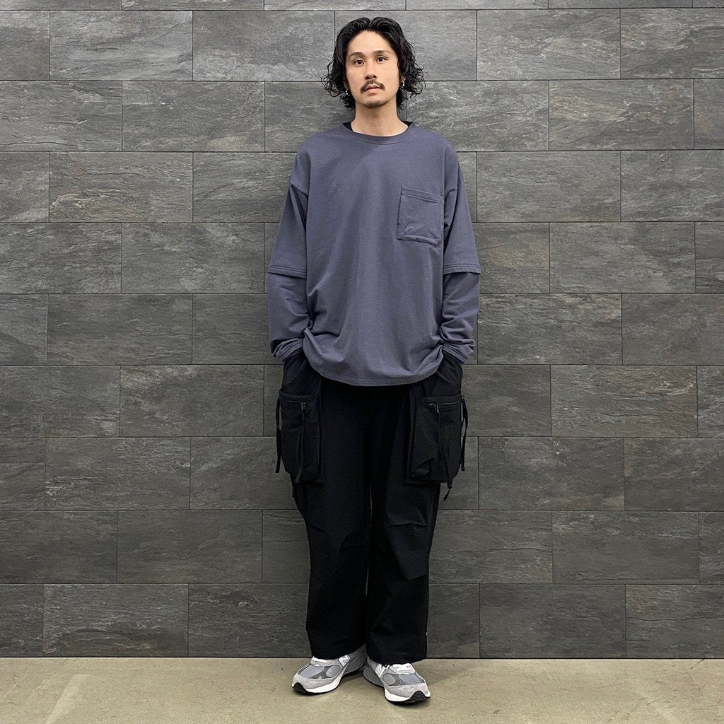 Acrypsis | A 05G - "DUET" R-Shield Pocket Trousers #Black [GOOPI-22SS-AUG-07]