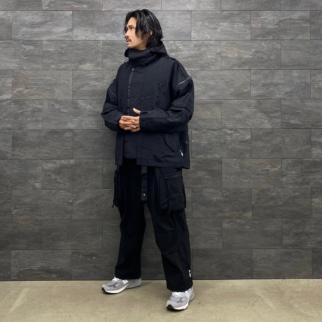 Acrypsis | A 05G - "DUET" R-Shield Pocket Trousers #Black [GOOPI-22SS-AUG-07]