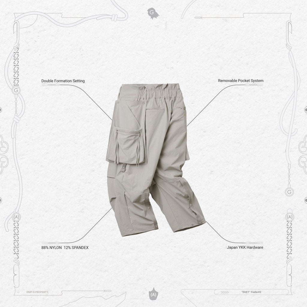 Acrypsis | A 05G -「DUET」 R-Shield Pocket Trousers #Taupe [GOOPI-22SS-AUG-07]