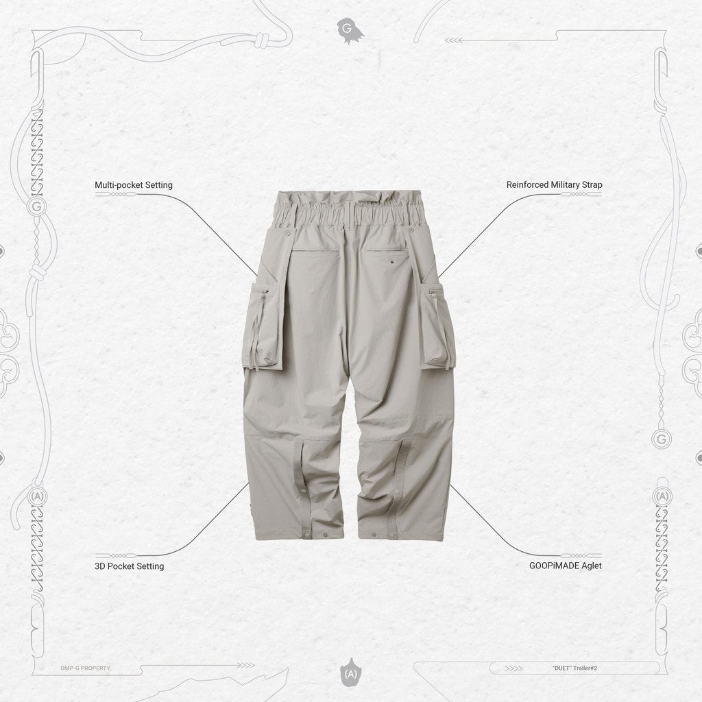 Acrypsis | A 05G - "DUET" R-Shield Pocket Trousers #Taupe [GOOPI-22SS-AUG-07]