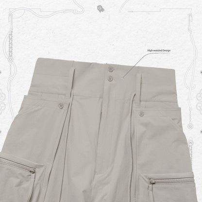 Acrypsis | A 05G -「DUET」 R-Shield Pocket Trousers #Taupe [GOOPI-22SS-AUG-07]