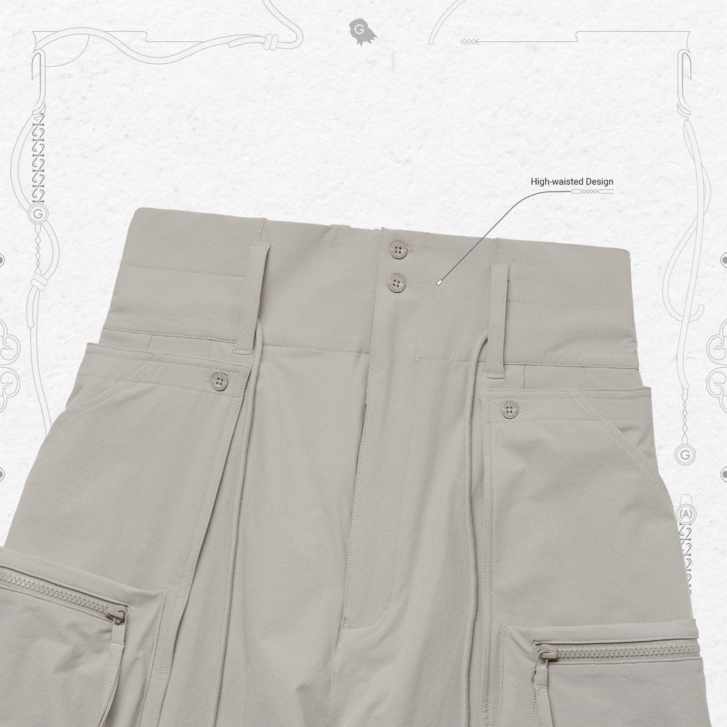 Acrypsis | A 05G - "DUET" R-Shield Pocket Trousers #Taupe [GOOPI-22SS-AUG-07]
