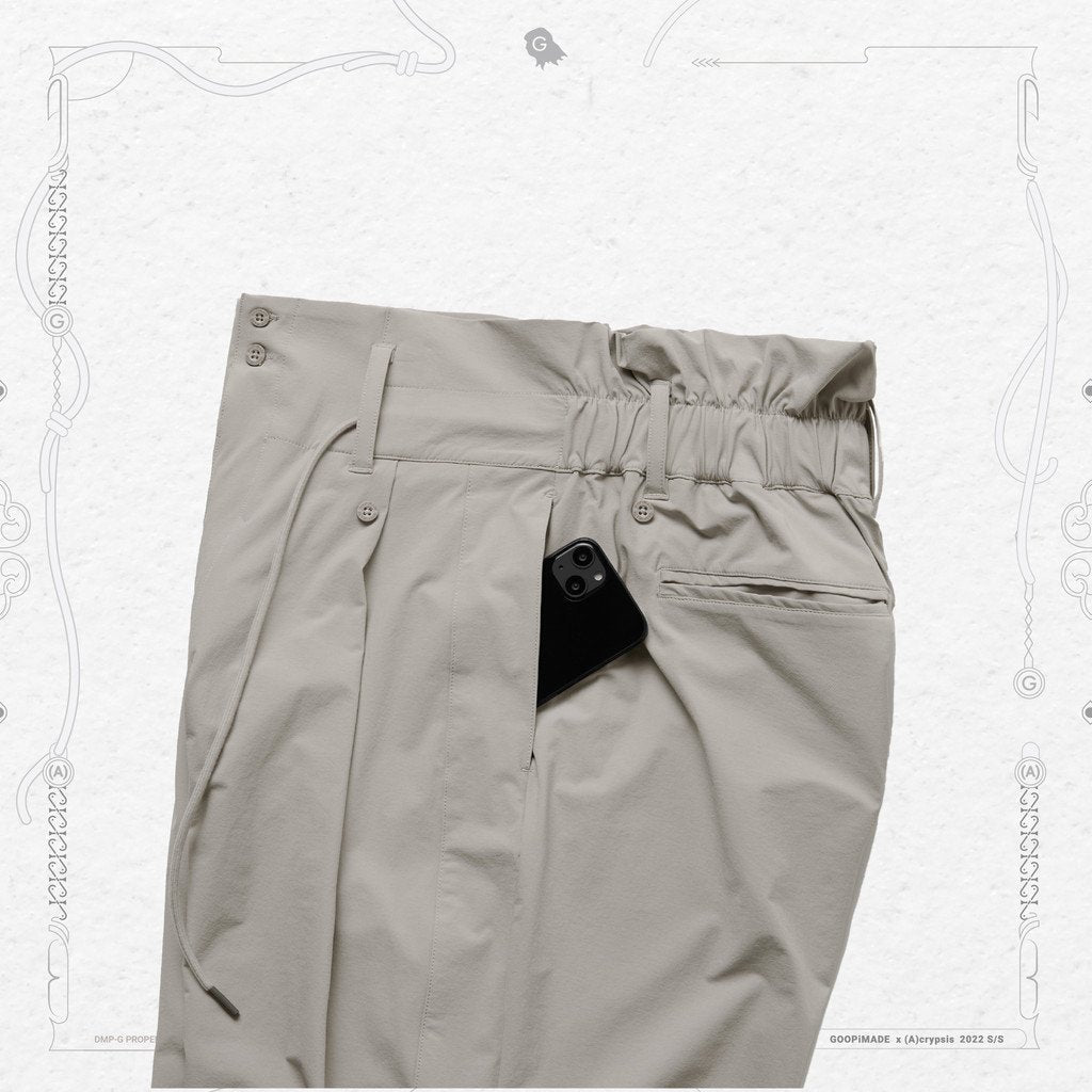 Acrypsis | A 05G - "DUET" R-Shield Pocket Trousers #Taupe [GOOPI-22SS-AUG-07]