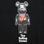 BE@RBRICK | TEE 「THE ROLLING STONES」#BLACK [22MLE-TRS-TE-01]