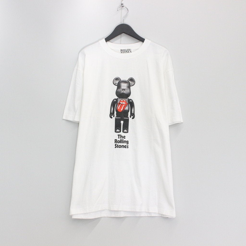 BE@RBRICK | TEE 「THE ROLLING STONES」#WHITE [22MLE-TRS-TE-01]
