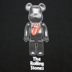 BE@RBRICK | CREWNECK SWEATSHIRT 「THE ROLLING STONES」 #BLACK [22MLE-TRS-SW-01]