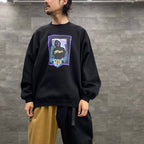 KILLER BONG | BAININ CREW SWEAT #BLACK [FW22-TBKB05]