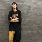 KILLER BONG | 機器人氣球褲#米色/黑色 [FW22-TBKB04]