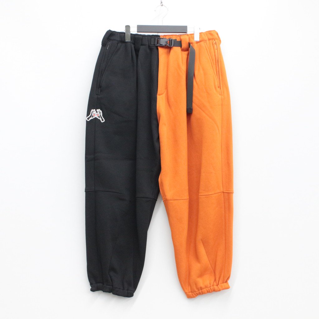 KILLER BONG | CYBORG BALLOON PANTS #BLACK/ORANGE [FW22-TBKB04]