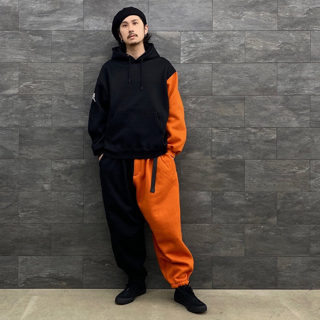 KILLER BONG | CYBORG BALLOON PANTS #BLACK/ORANGE [FW22-TBKB04]