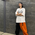 KILLER BONG | CYBORG BALLOON PANTS #BLACK/ORANGE [FW22-TBKB04]