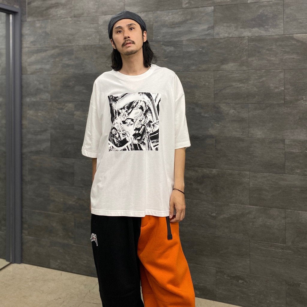 KILLER BONG | CYBORG BALLOON PANTS #BLACK/ORANGE [FW22-TBKB04]