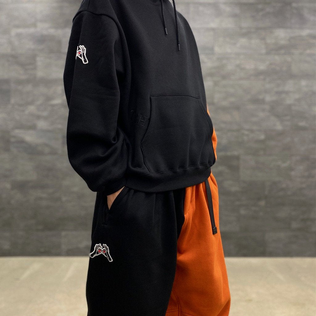 KILLER BONG | CYBORG HOODIE #BLACK/ORANGE [FW22-TBKB03]