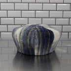 簡潔貝雷帽#藍色格紋 [H0425402]