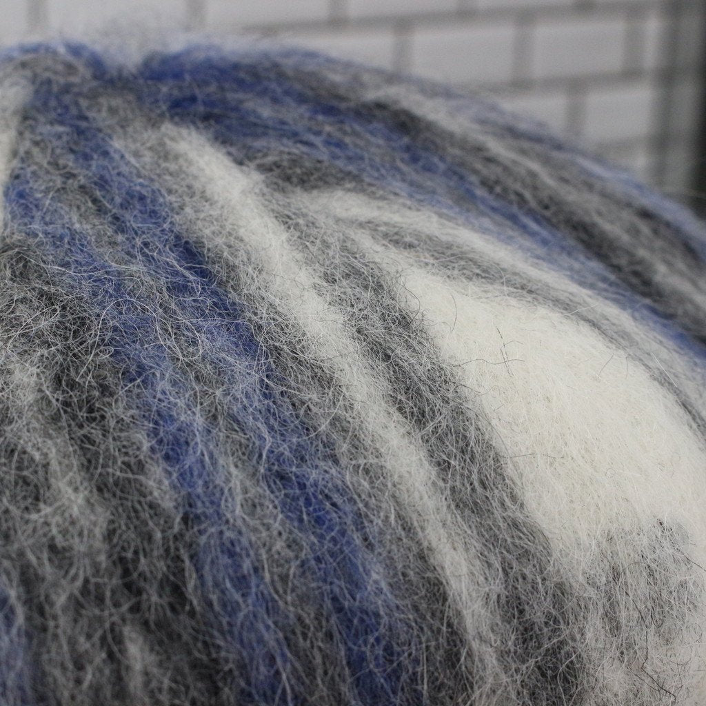 簡潔貝雷帽#藍色格紋 [H0425402]