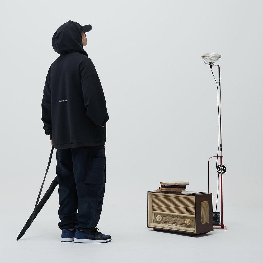 VI-X03H - "Misty Poet" Logo Hoodie #SHADOW [GOOPI-22AW-NOV-4]