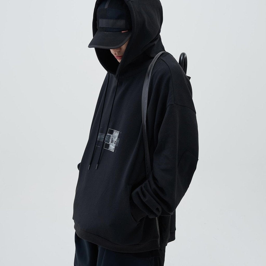 VI-X03H - "Misty Poet" Logo Hoodie #SHADOW [GOOPI-22AW-NOV-4]