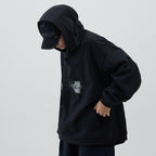 VI-X03H - "Misty Poet" Logo Hoodie #SHADOW [GOOPI-22AW-NOV-4]