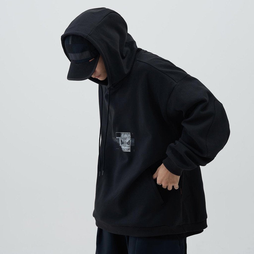 VI-X03H - "Misty Poet" Logo Hoodie #SHADOW [GOOPI-22AW-NOV-4]