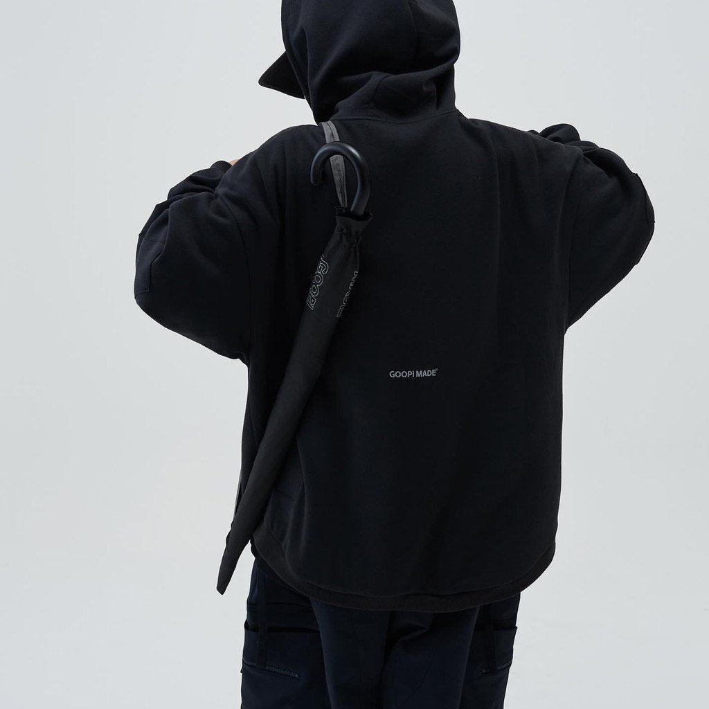 VI-X03H - "Misty Poet" Logo Hoodie #SHADOW [GOOPI-22AW-NOV-4]