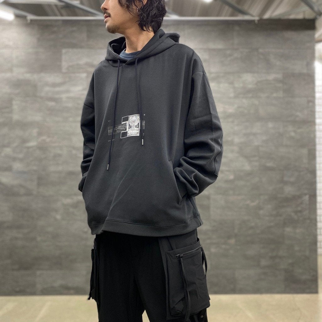 VI-X03H - "Misty Poet" Logo Hoodie #SHADOW [GOOPI-22AW-NOV-4]