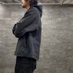 VI-X03H - "Misty Poet" Logo Hoodie #SHADOW [GOOPI-22AW-NOV-4]