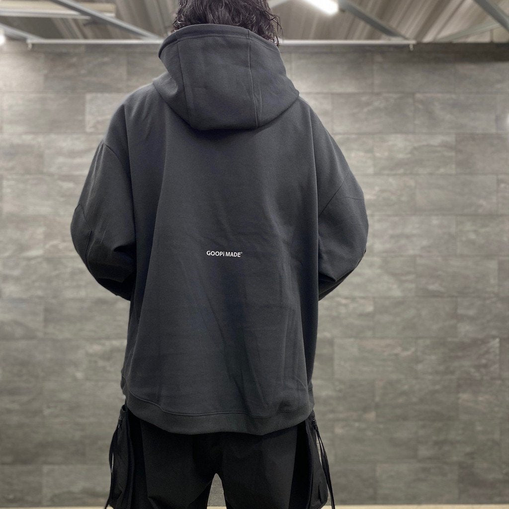 VI-X03H - "Misty Poet" Logo Hoodie #SHADOW [GOOPI-22AW-NOV-4]