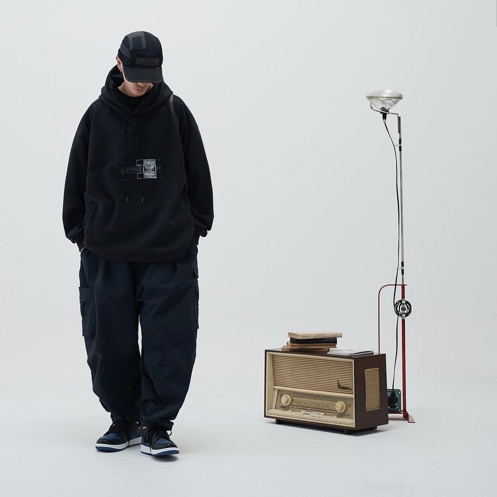 VI-X03H - "Misty Poet" Logo Hoodie #SHADOW [GOOPI-22AW-NOV-4]