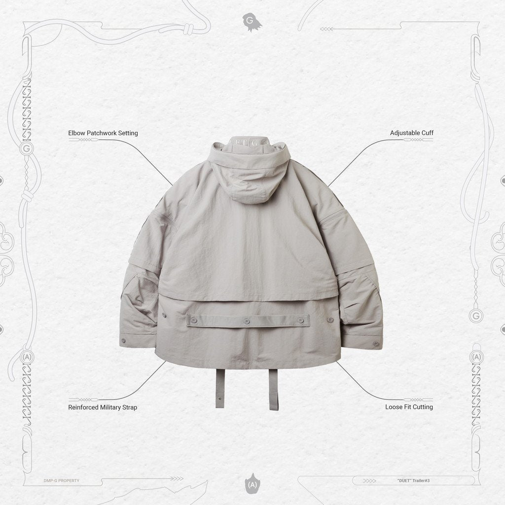 ACRYPSIS | A 07G - "DUET" R-SHIELD SPACE PARKA #TAUPE [GOOPI-22SS-AUG-05]