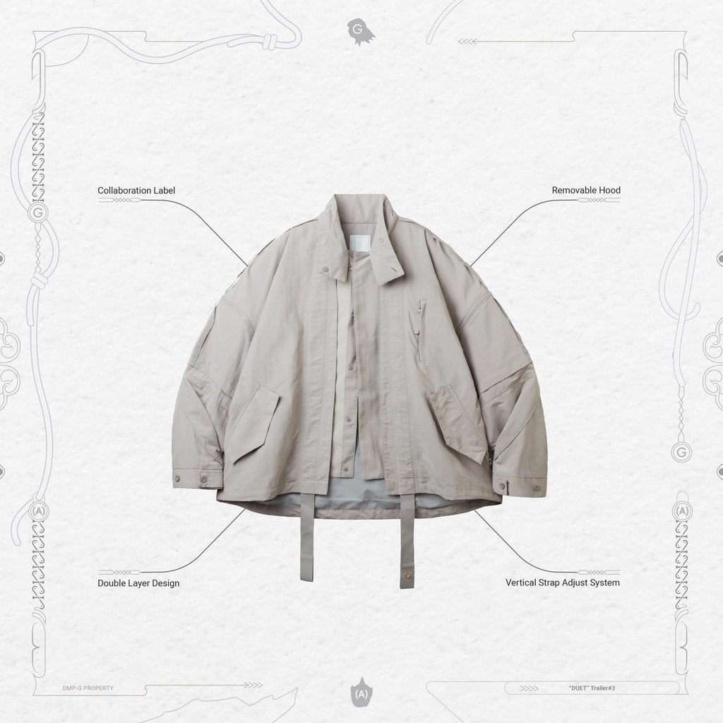 ACRYPSIS | A 07G - "DUET" R-SHIELD SPACE PARKA #TAUPE [GOOPI-22SS-AUG-05]