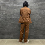 PLEATED TROUSERS -TYPE 1- #BROWN [23SSE-WMP-TR01]
