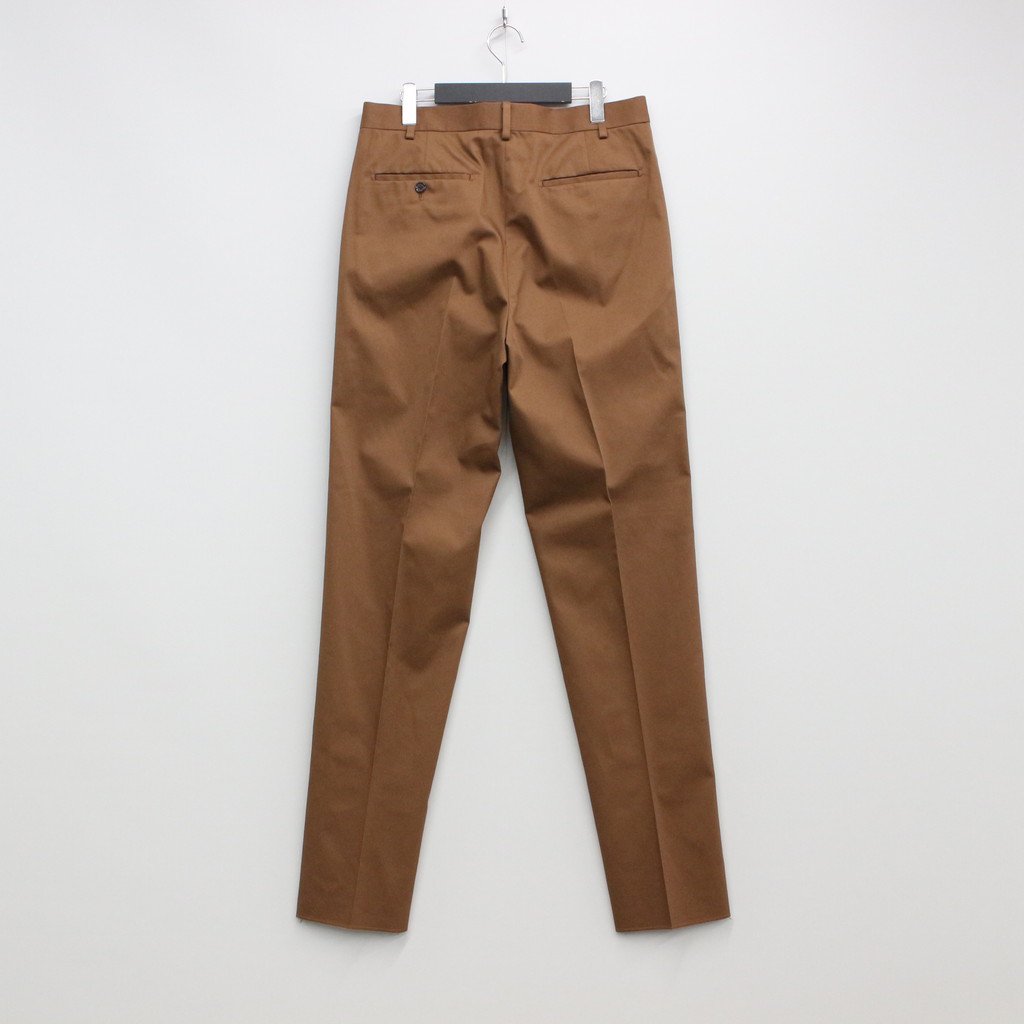 WACKOMARIA PLEATED TROUSER TYPE-1 BROWN - スラックス