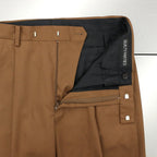 PLEATED TROUSERS -TYPE 1- #BROWN [23SSE-WMP-TR01]