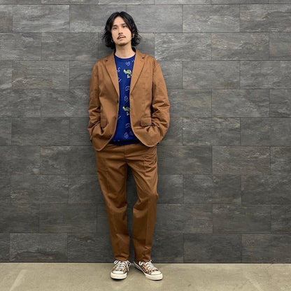 PLEATED TROUSERS -TYPE 1- #BROWN [23SSE-WMP-TR01]