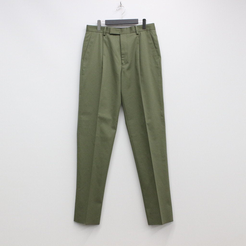 百褶長褲 - 型 1- #KHAKI [23SSE-WMP-TR01]