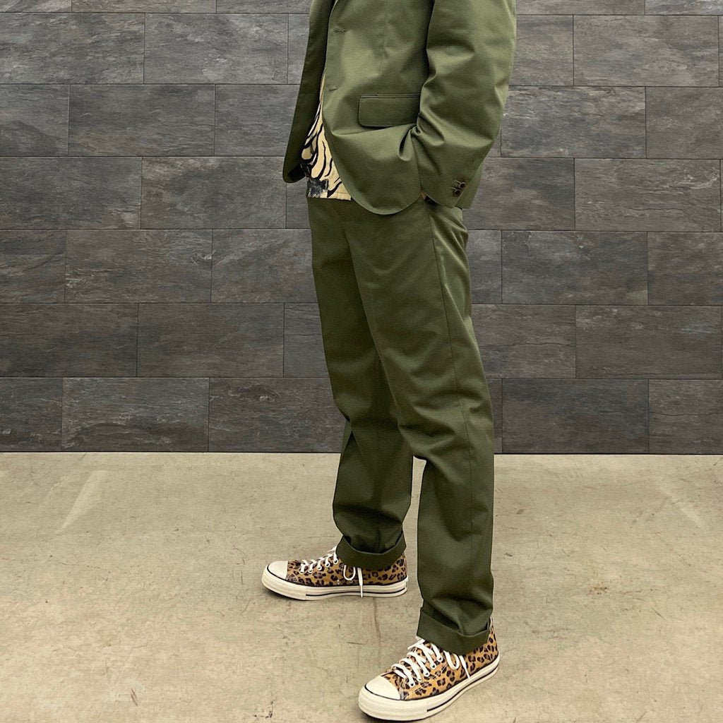 百褶長褲 - 型 1- #KHAKI [23SSE-WMP-TR01]