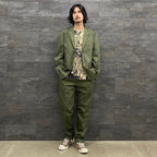 百褶長褲 - 型 1- #KHAKI [23SSE-WMP-TR01]