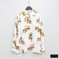 TIM LEHI | HAWAIIAN SHIRT L/S #WHITE [23SSE-WMS-HI02]
