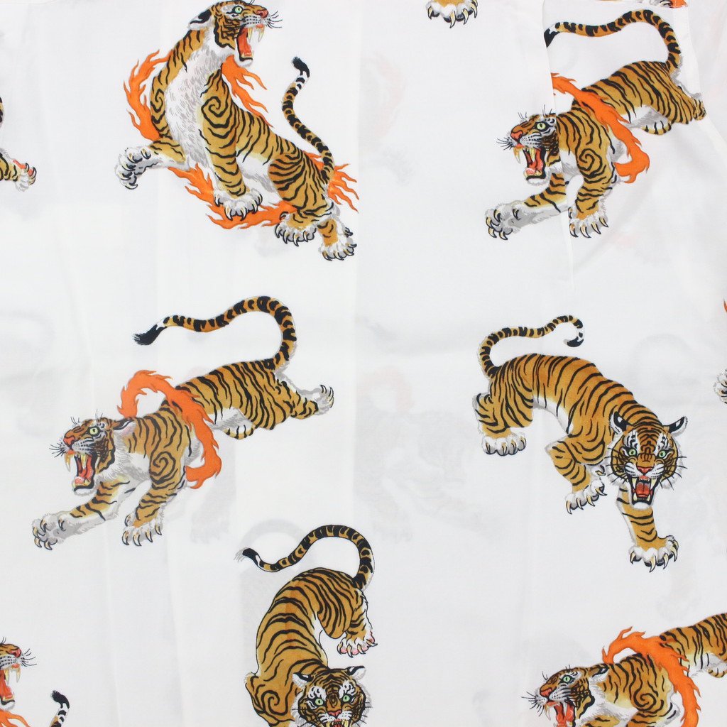 TIM LEHI | HAWAIIAN SHIRT L/S #WHITE [23SSE-WMS-HI02]