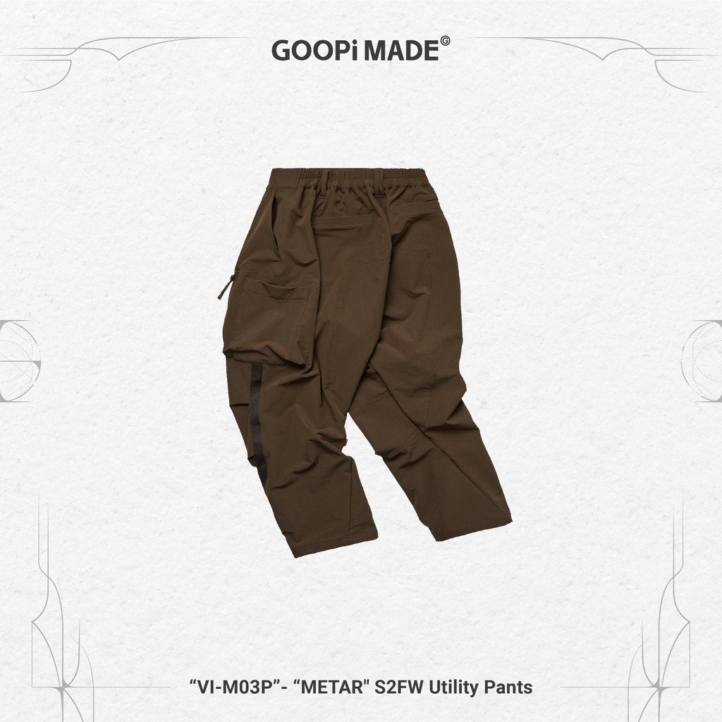 「VI-M03P」-「METAR」S2FW 工裝褲 #Brown [GOOPI-22AW-DEC-01]