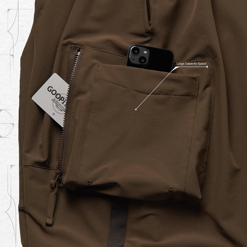 「VI-M03P」-「METAR」S2FW 工裝褲 #Brown [GOOPI-22AW-DEC-01]