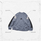 VI-G05T “Silent Fern” L/S 圖案 T 卹 #鋼藍 [GOOPI-23SS-JAN-02]