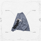 VI-G05T “Silent Fern” L/S 圖案 T 卹 #鋼藍 [GOOPI-23SS-JAN-02]