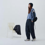 VI-G05T “Silent Fern” L/S 圖案 T 卹 #鋼藍 [GOOPI-23SS-JAN-02]