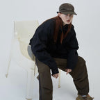 “GNV-13”SOFTBOX 寬口袋襯衫#黑色 [GOOPI-23SS-JAN-01]