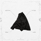 “GNV-13”SOFTBOX 寬口袋襯衫#黑色 [GOOPI-23SS-JAN-01]