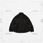 “GNV-13”SOFTBOX 寬口袋襯衫#黑色 [GOOPI-23SS-JAN-01]