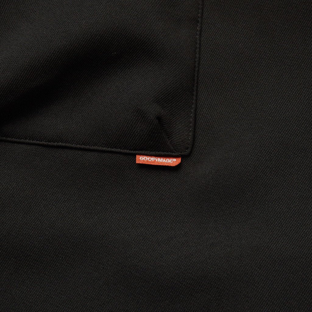 “GNV-13”SOFTBOX 寬口袋襯衫#黑色 [GOOPI-23SS-JAN-01]